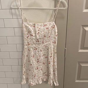 Reformation Floral mini dress